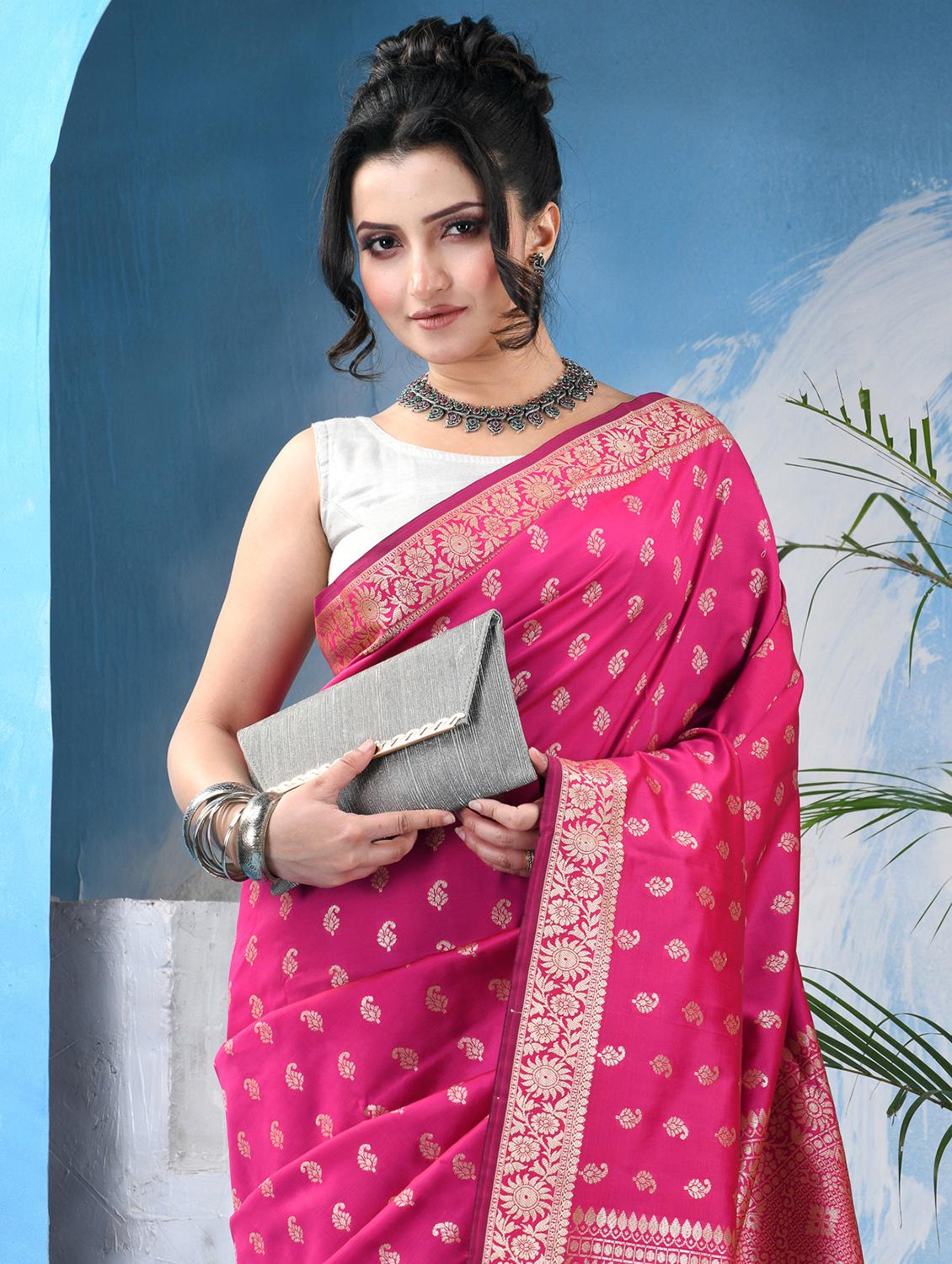 women self design banarasi saree with blouse - 22042431 - Standard Image - 2