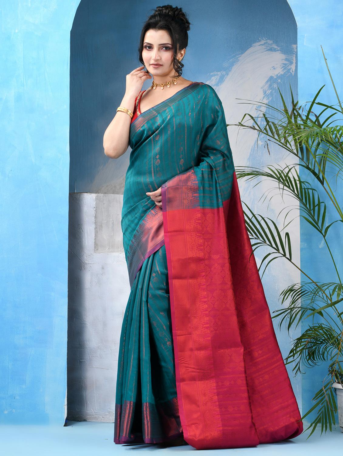 women self design banarasi saree with blouse - 22042434 - Standard Image - 2
