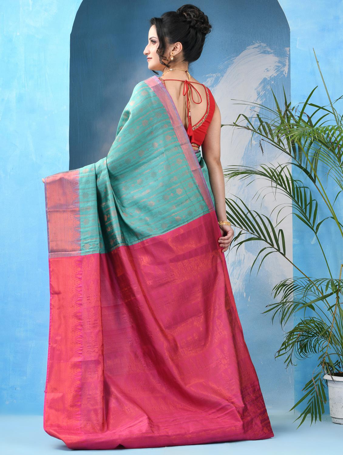 women self design banarasi saree with blouse - 22042435 - Standard Image - 2
