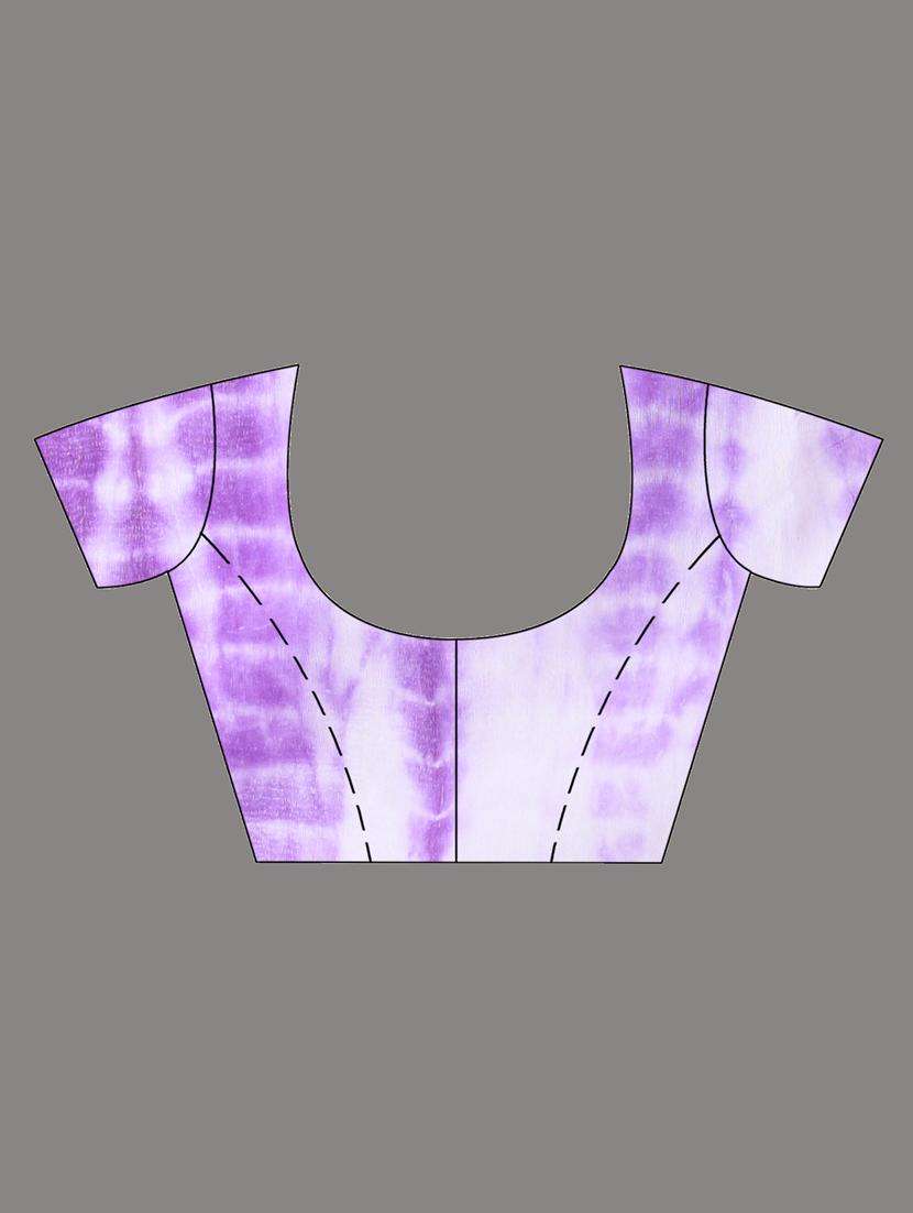 women shibori printed saree with blouse - 22042712 -  Standard Image - 2