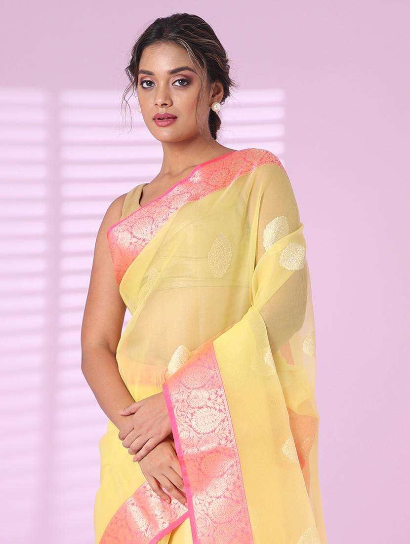 women self design bordered saree with blouse - 22042769 -  Standard Image - 2