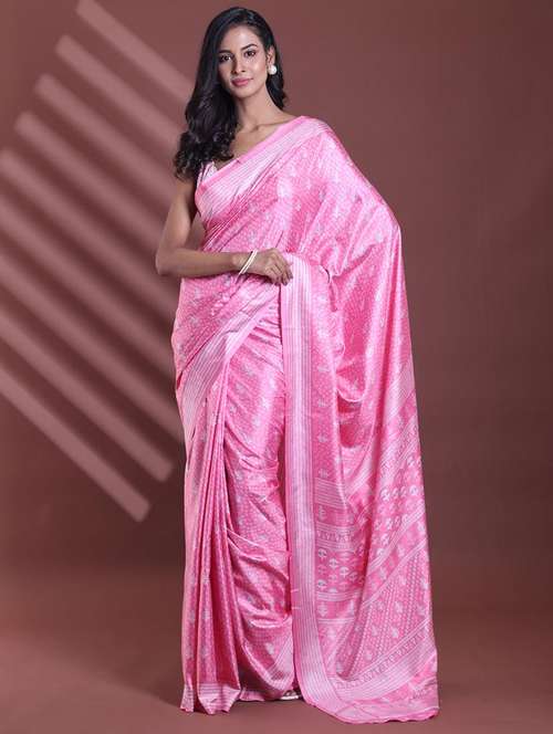 women printed casual wear saree with blouse - 22042809 - Standard Image - 0