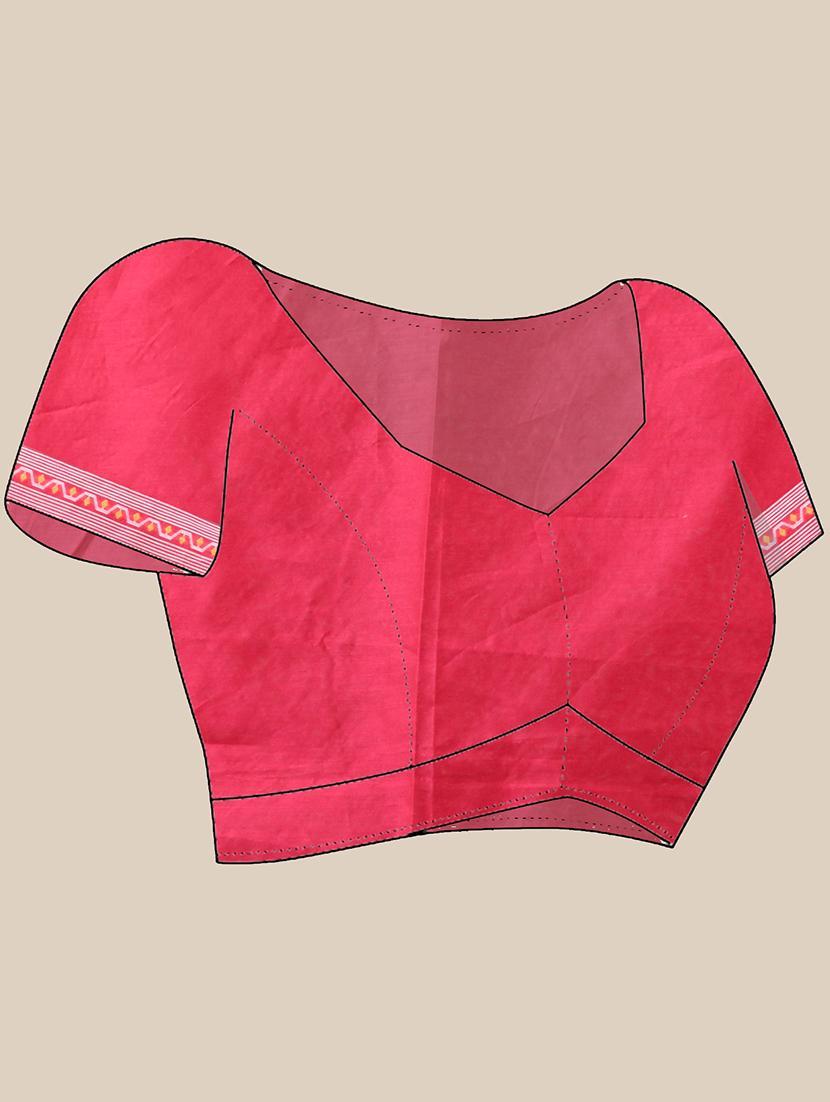 women self design handloom saree with blouse - 22042843 - Standard Image - 2