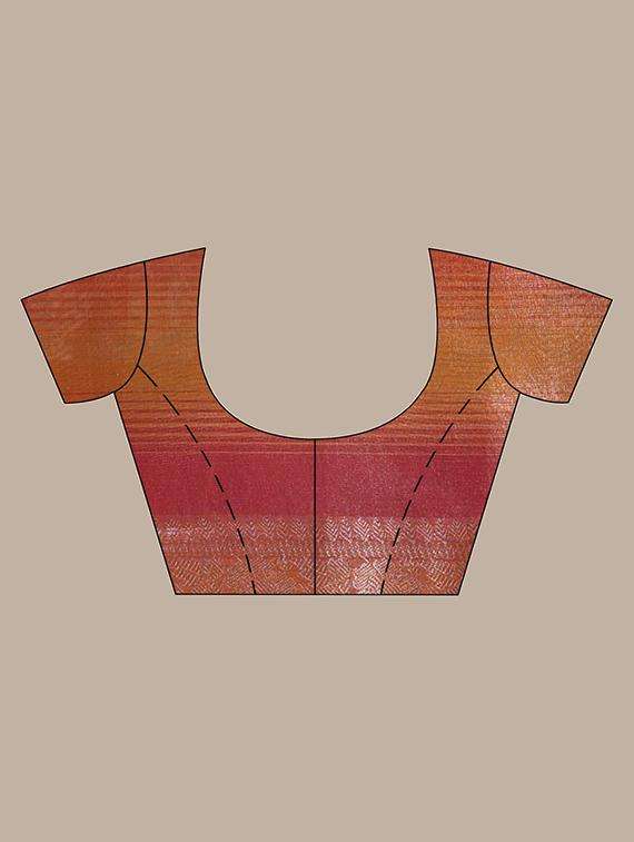 women solid with bordered saree with blouse - 22042922 -  Standard Image - 2