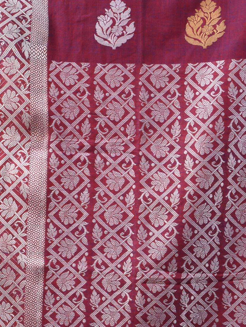 women self design handloom saree with blouse - 22042928 -  Standard Image - 2