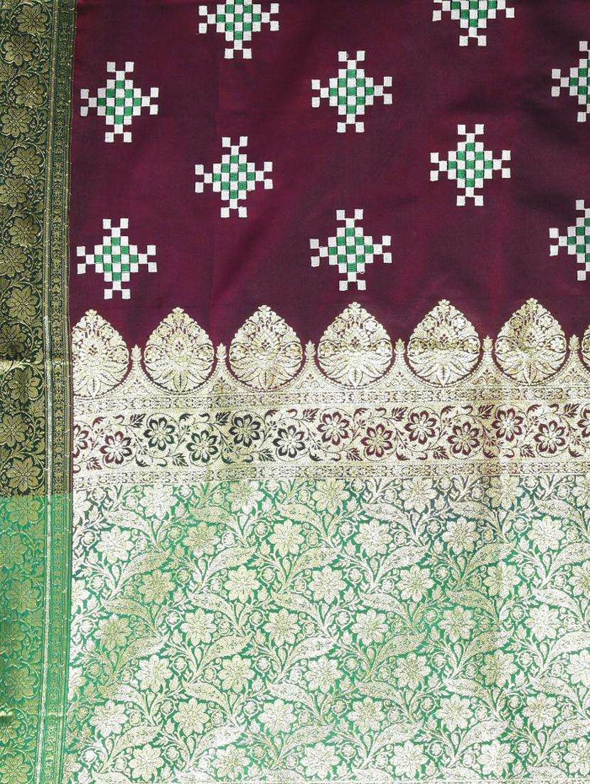 women self design banarasi saree with blouse - 22042947 - Standard Image - 2