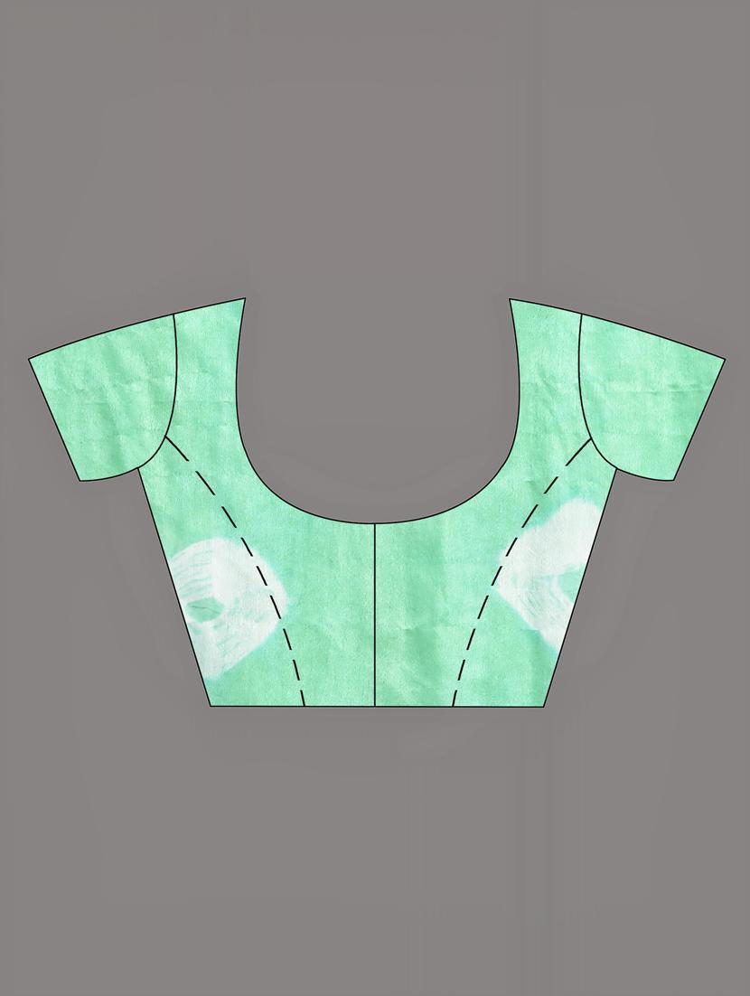 women shibori printed saree with blouse - 22042952 - Standard Image - 2
