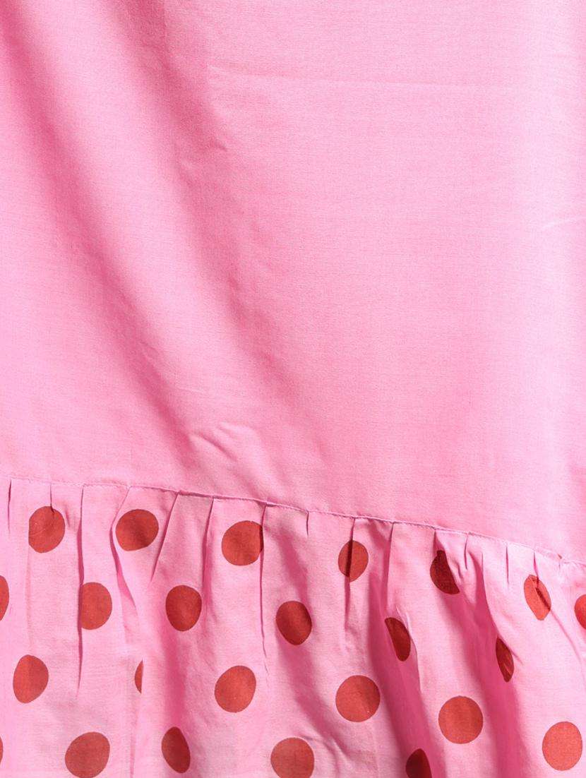 women polka dot ruffle saree with blouse - 22042979 -  Standard Image - 2