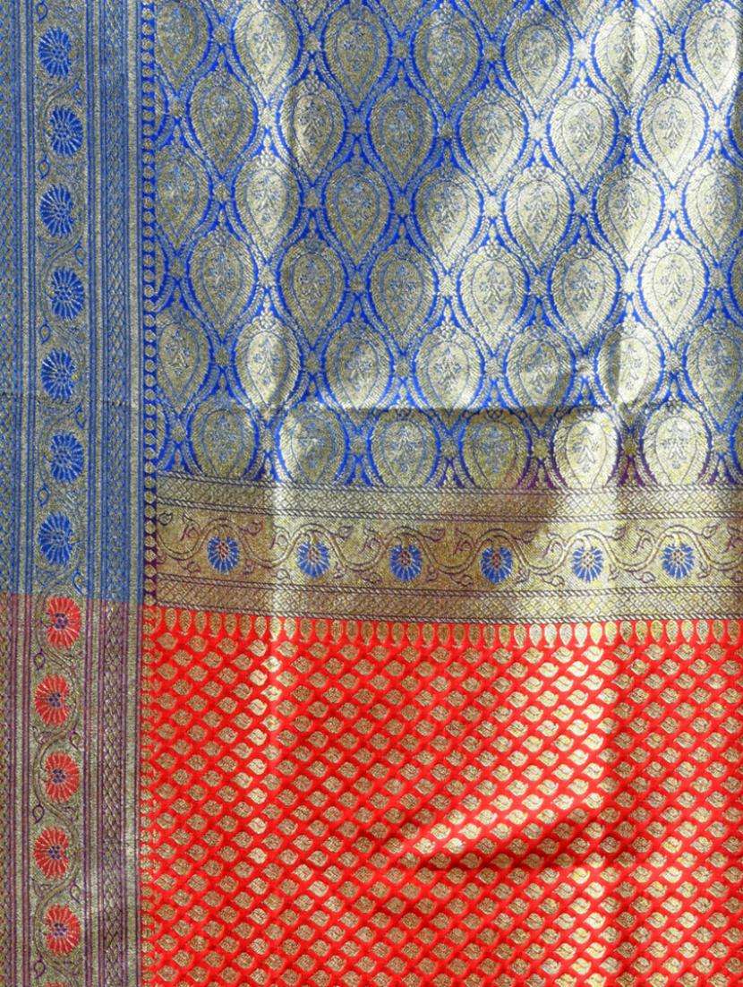 women self design banarasi saree with blouse - 22043041 -  Standard Image - 2