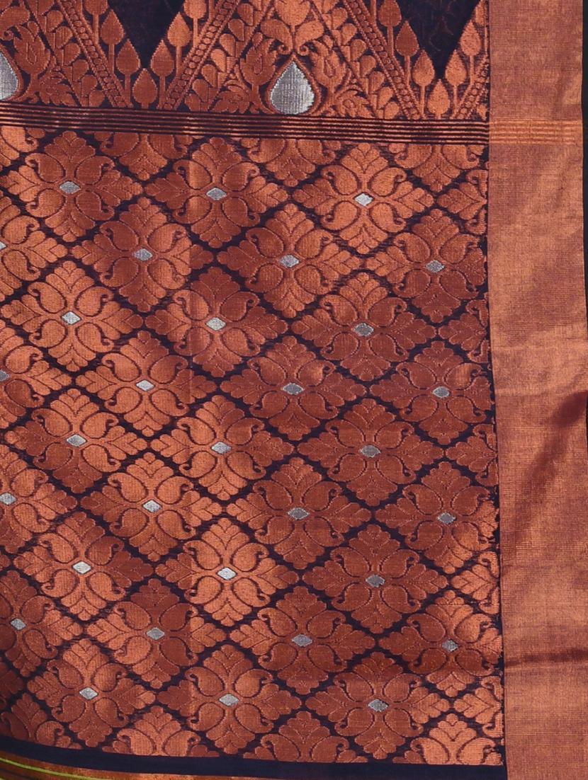women self design handloom saree with blouse - 22043085 - Standard Image - 2
