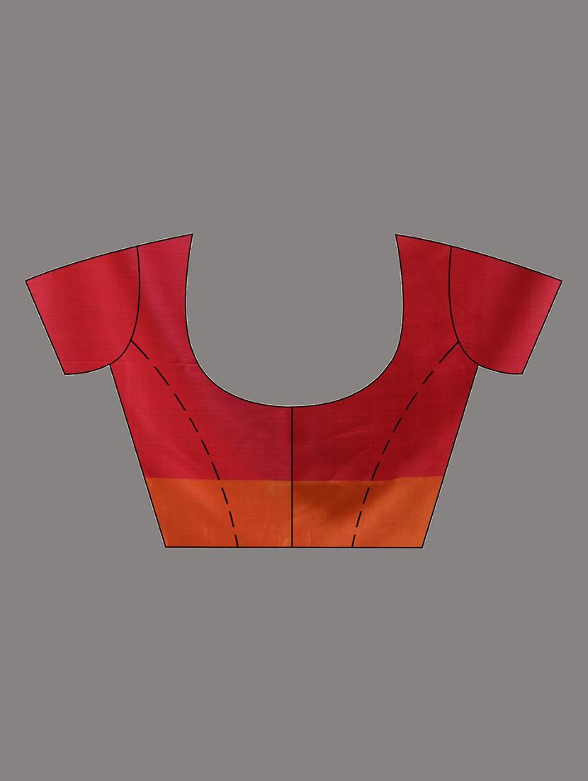 women color block southern silk saree with blouse - 22043098 - Standard Image - 2