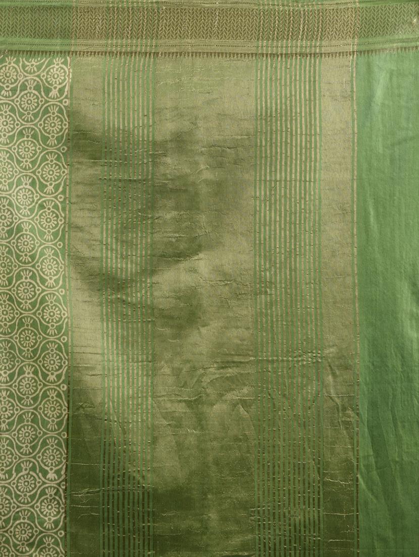 women printed bordered saree with blouse - 22043106 - Standard Image - 2