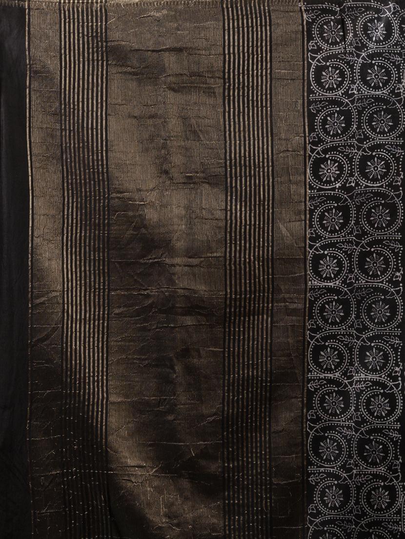 women printed bordered saree with blouse - 22043110 - Standard Image - 2