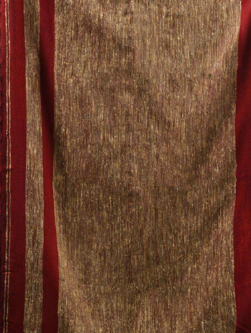 women solid handloom saree with blouse - 22043117 -  Standard Image - 2