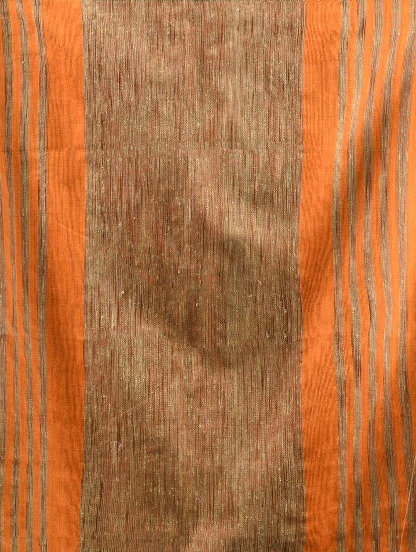 women solid handloom saree with blouse - 22043118 -  Standard Image - 2