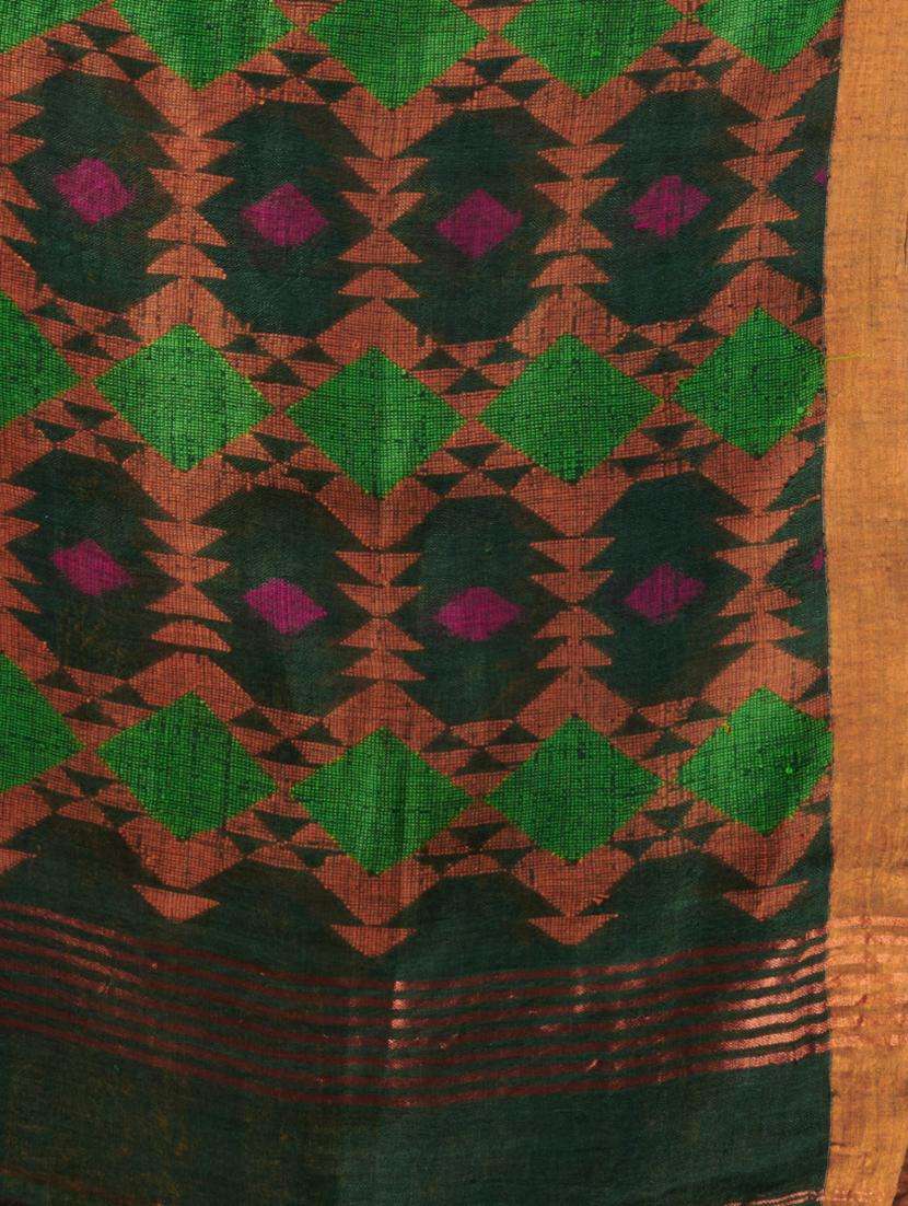 women self design handloom saree with blouse - 22043169 - Standard Image - 2