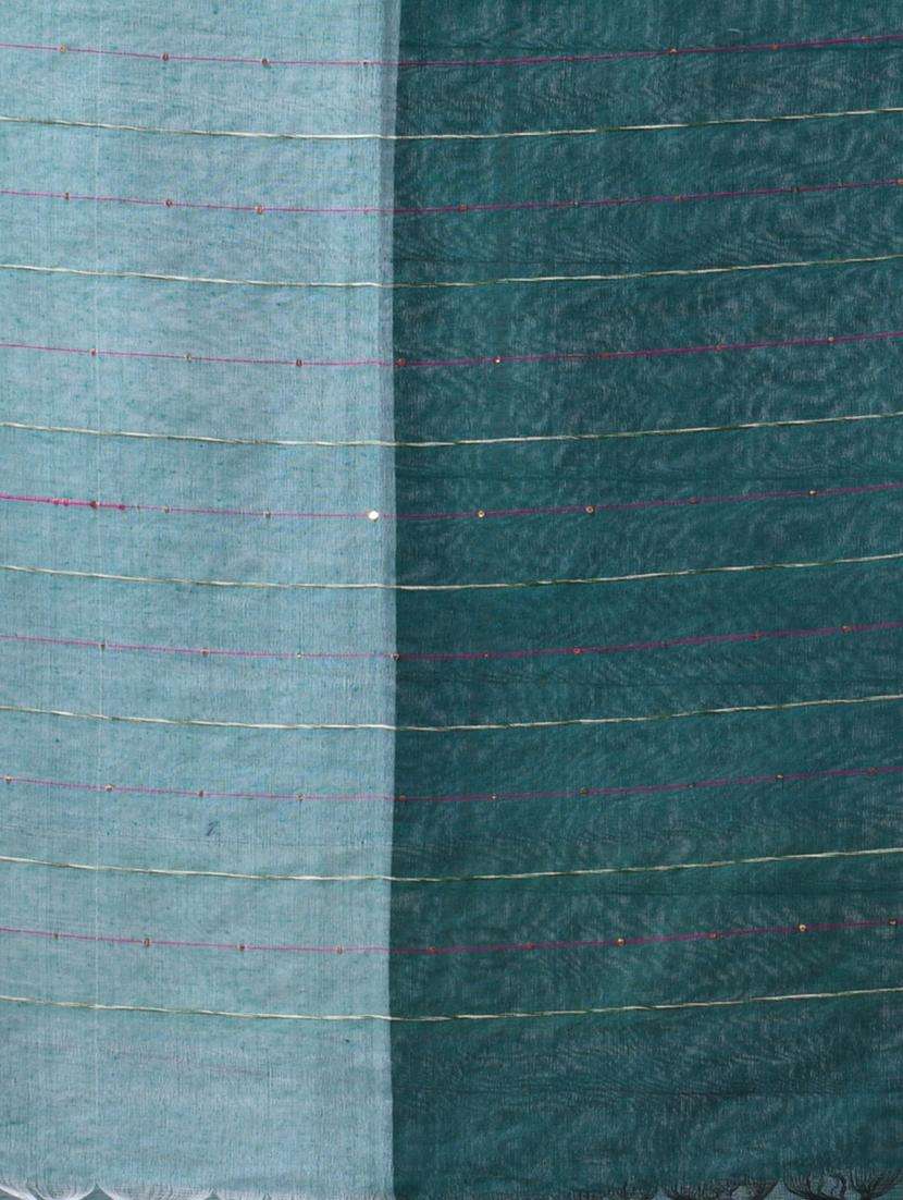 women striped handloom saree with blouse - 22043243 -  Standard Image - 2