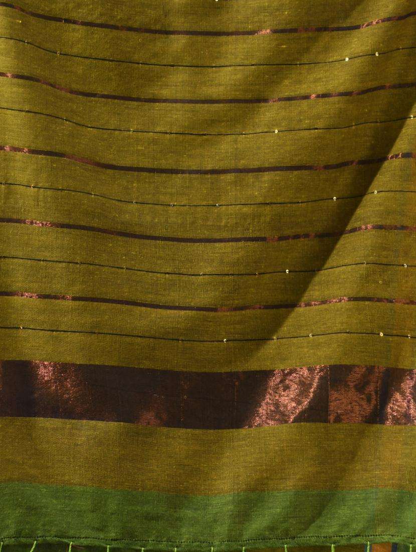 women striped handloom saree with blouse - 22043244 -  Standard Image - 2