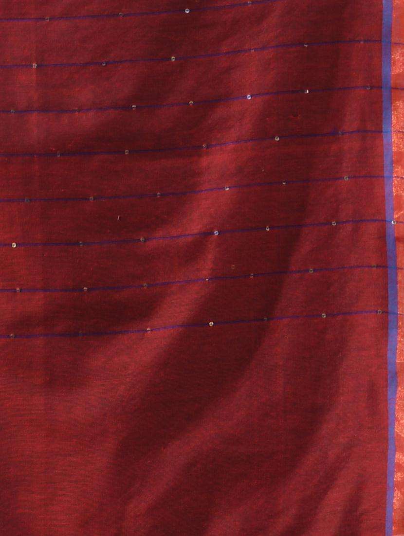 women red handloom saree with blouse - 22043251 -  Standard Image - 2