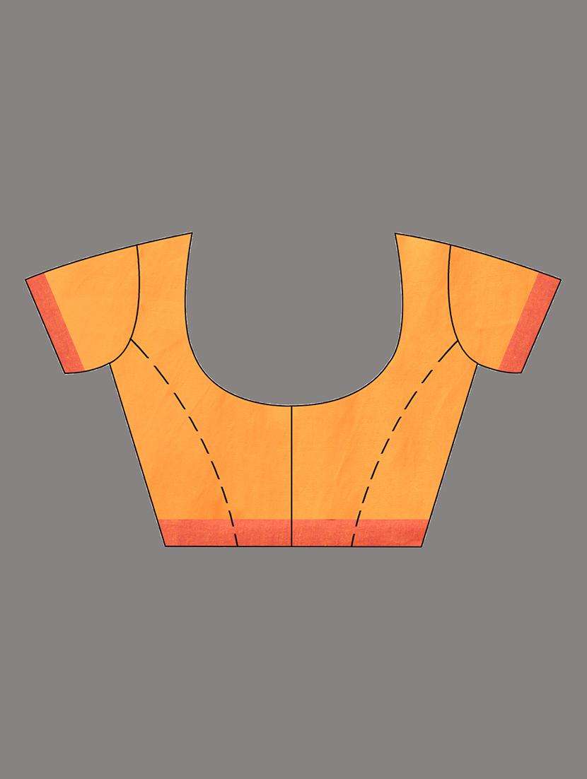 women striped handloom saree with blouse - 22043294 -  Standard Image - 2