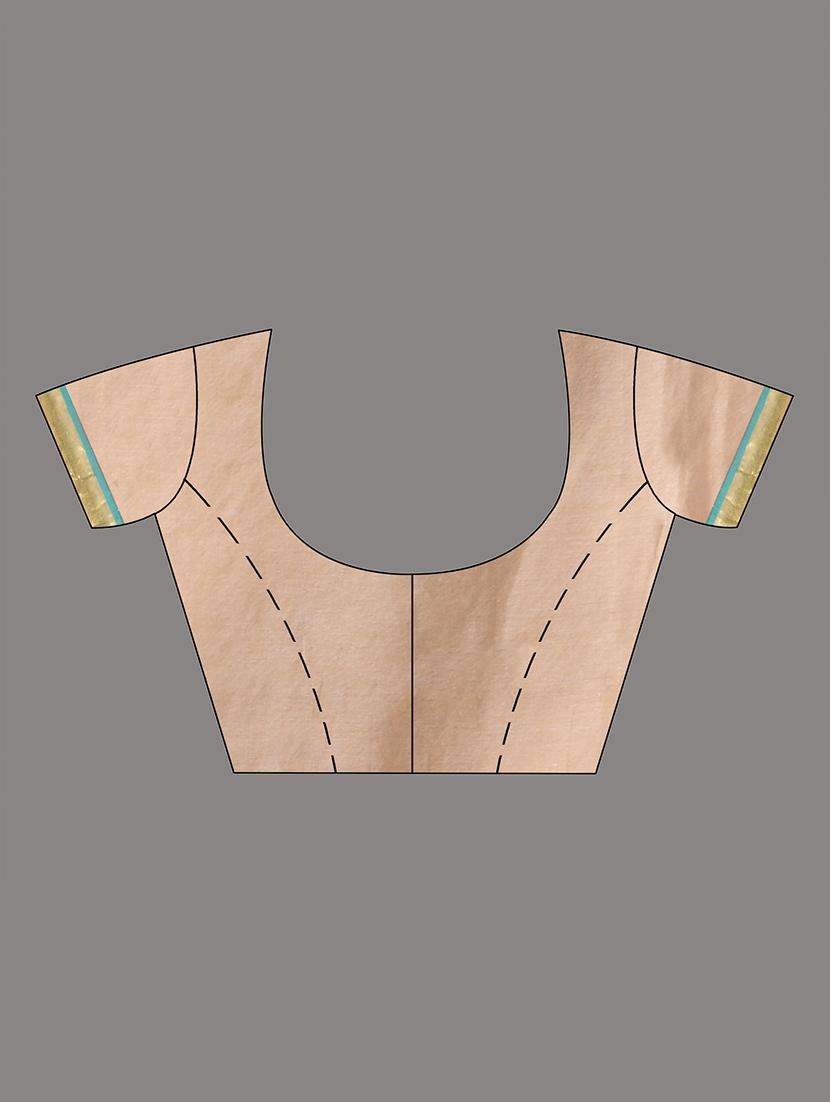 women striped handloom saree with blouse - 22043314 -  Standard Image - 2