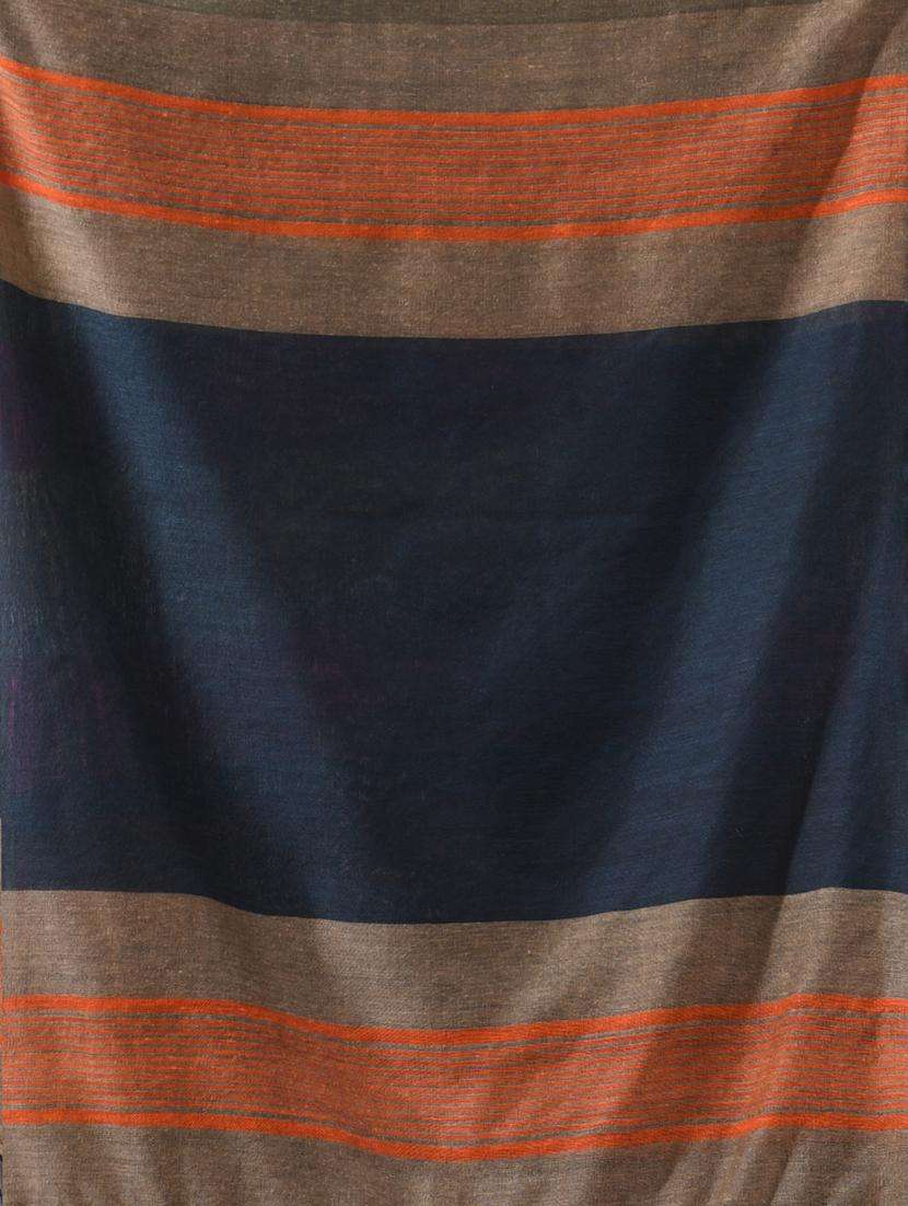 women color block handloom saree with blouse - 22043324 -  Standard Image - 2