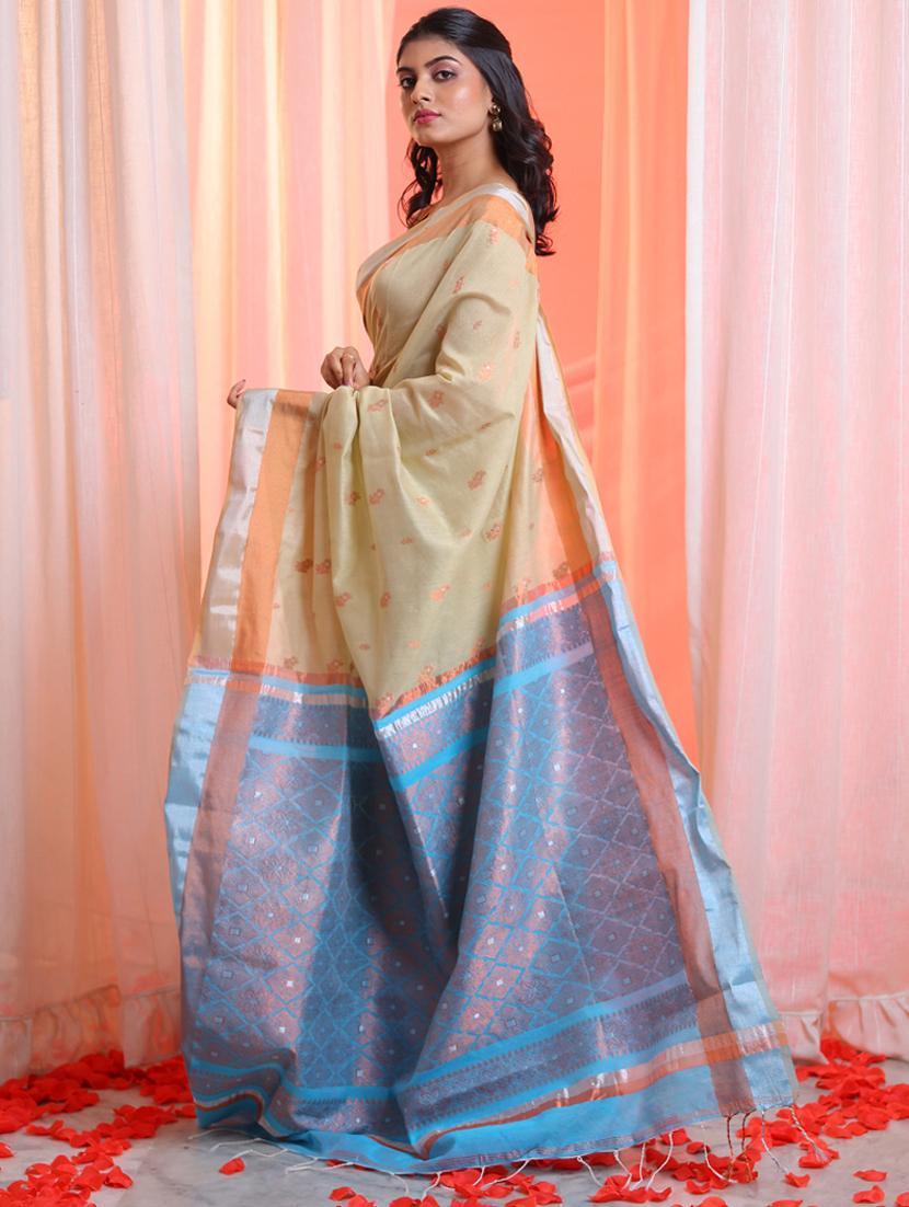 women self design southern silk saree with blouse - 22043341 - Standard Image - 2