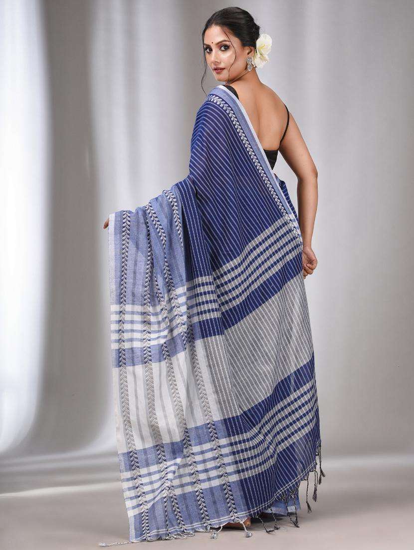 women self design handloom saree with blouse - 22043424 -  Standard Image - 2