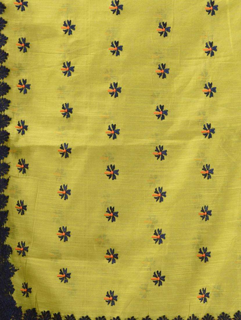 women solid with work bordered saree with blouse - 22043446 -  Standard Image - 2