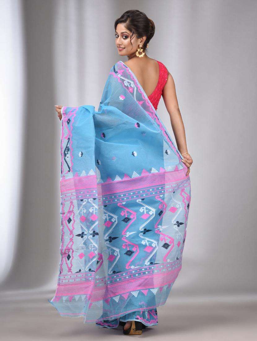 women self design handloom saree with blouse - 22043453 -  Standard Image - 2