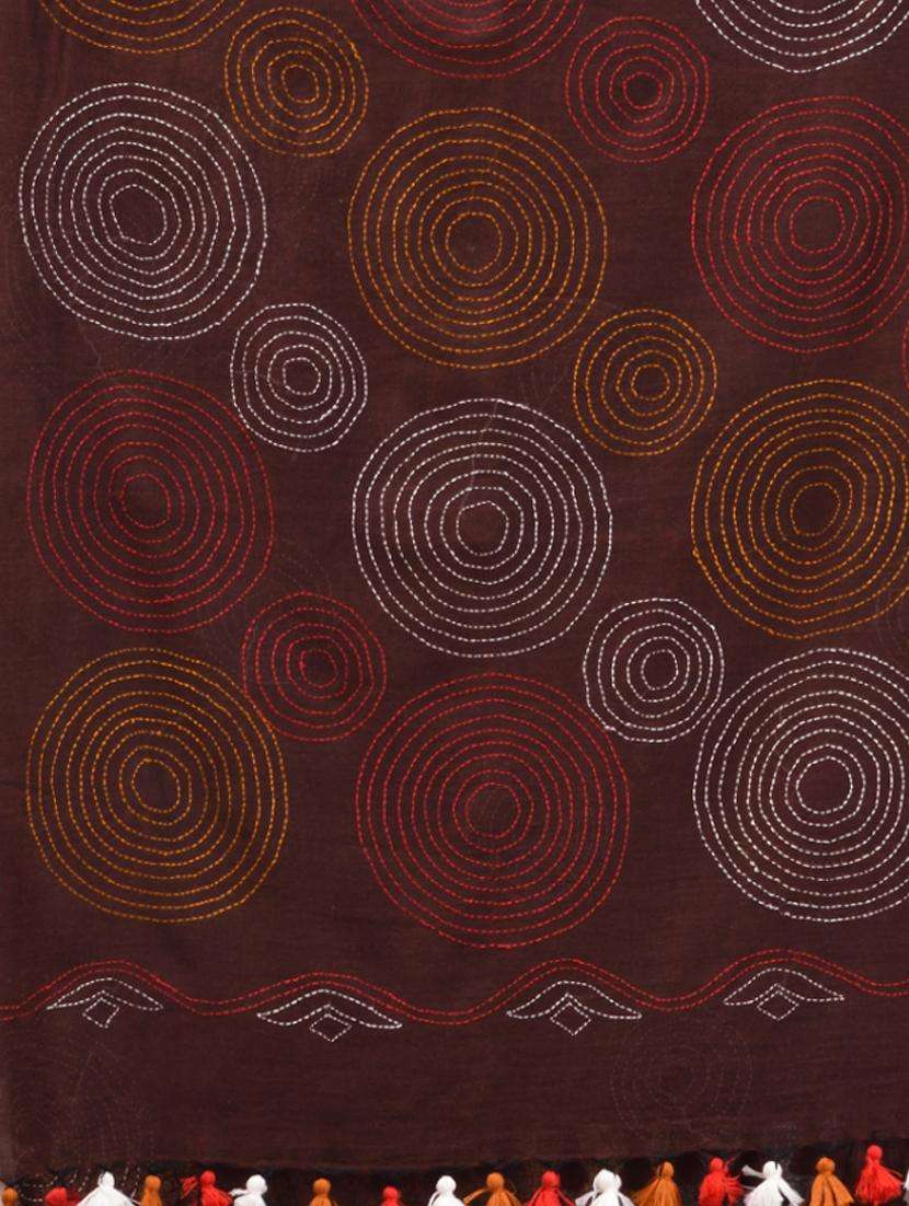 women solid with work handloom saree with blouse - 22043460 -  Standard Image - 2