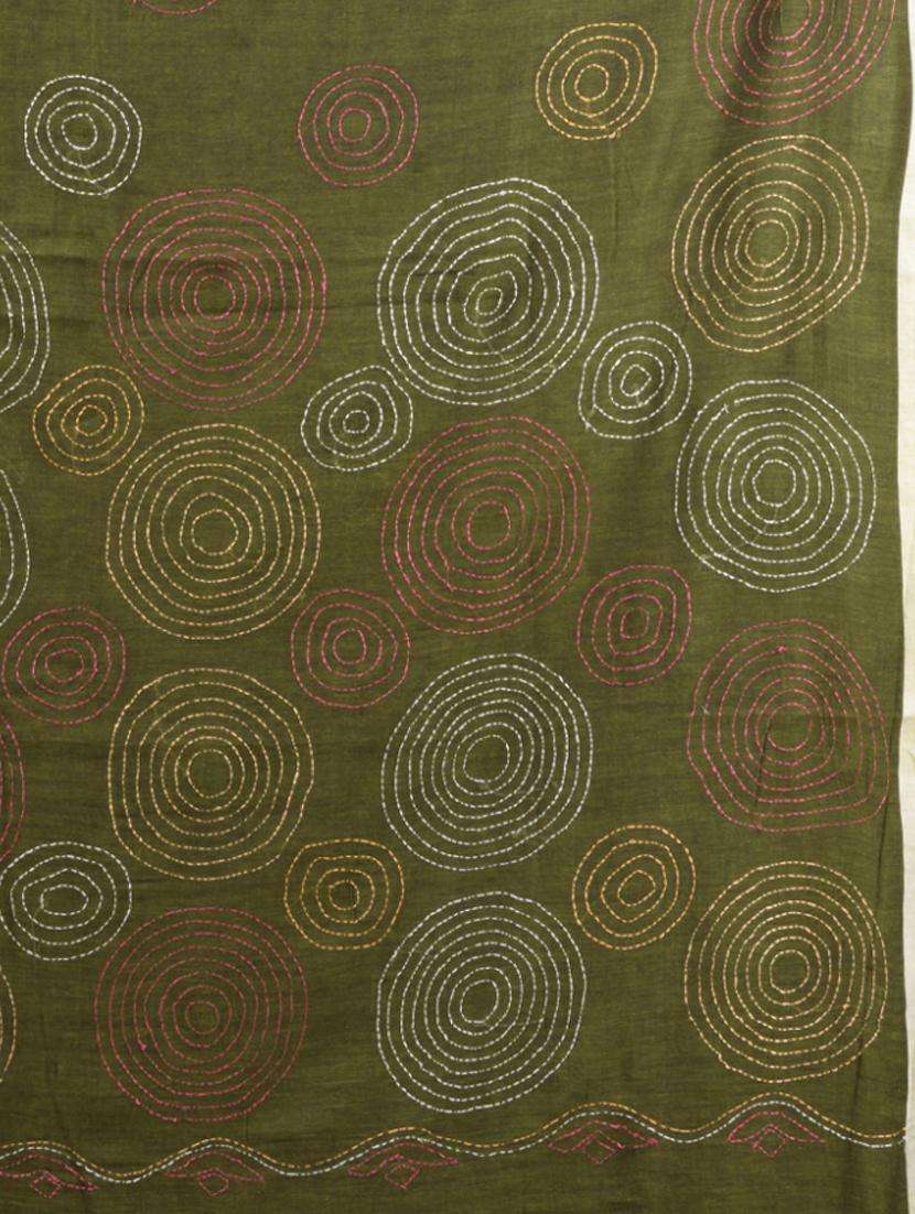 women solid with work handloom saree with blouse - 22043462 -  Standard Image - 2