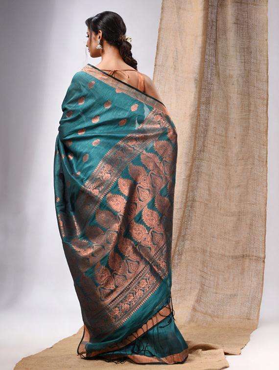 women self design tant saree with blouse - 22043479 -  Standard Image - 2