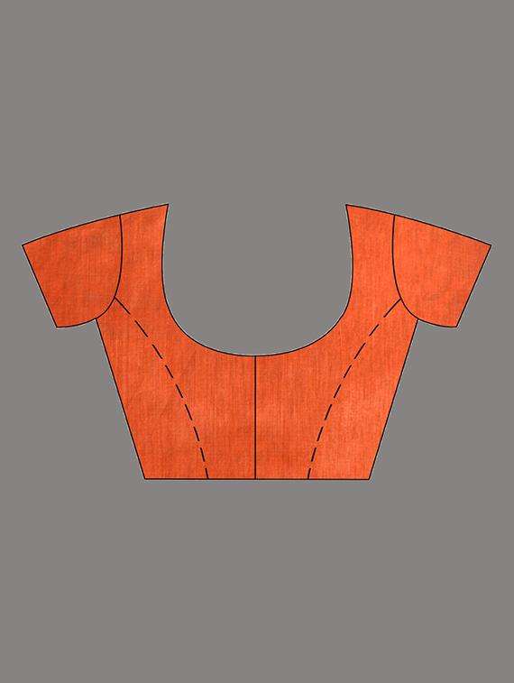 women solid with bordered saree with blouse - 22043523 -  Standard Image - 2