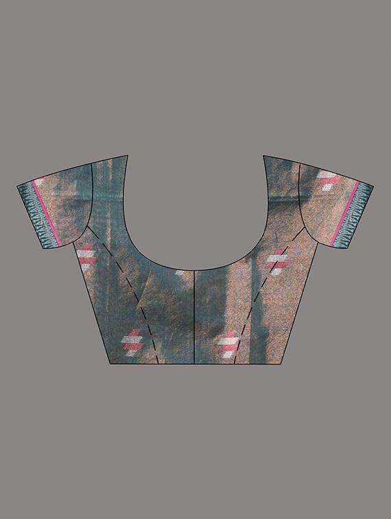 women self design handloom saree with blouse - 22043543 -  Standard Image - 2