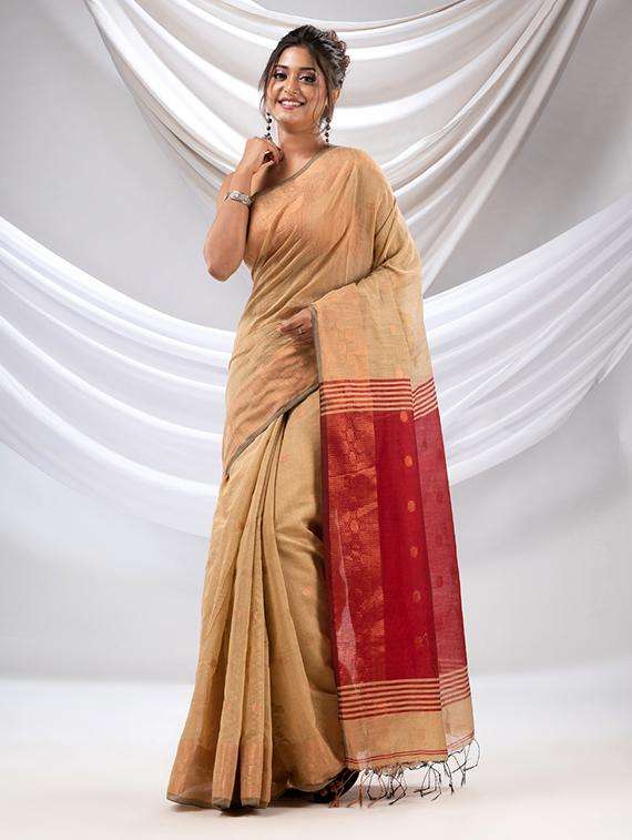 women self design handloom saree with blouse - 22043553 -  Standard Image - 2