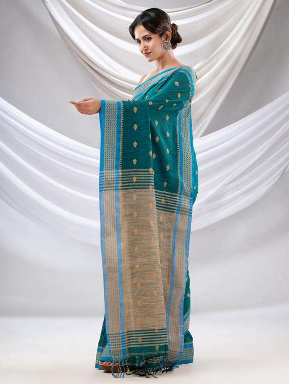 women self design handloom saree with blouse - 22043559 -  Standard Image - 2