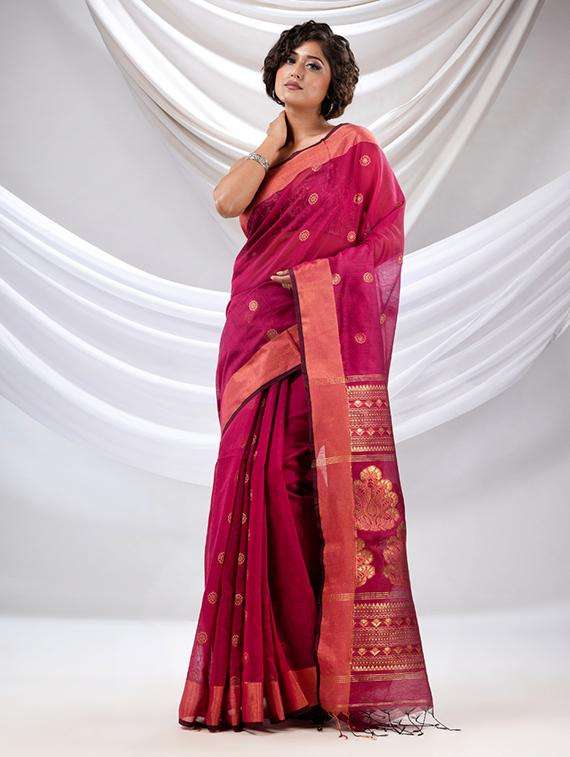 women self design handloom saree with blouse - 22043563 -  Standard Image - 2