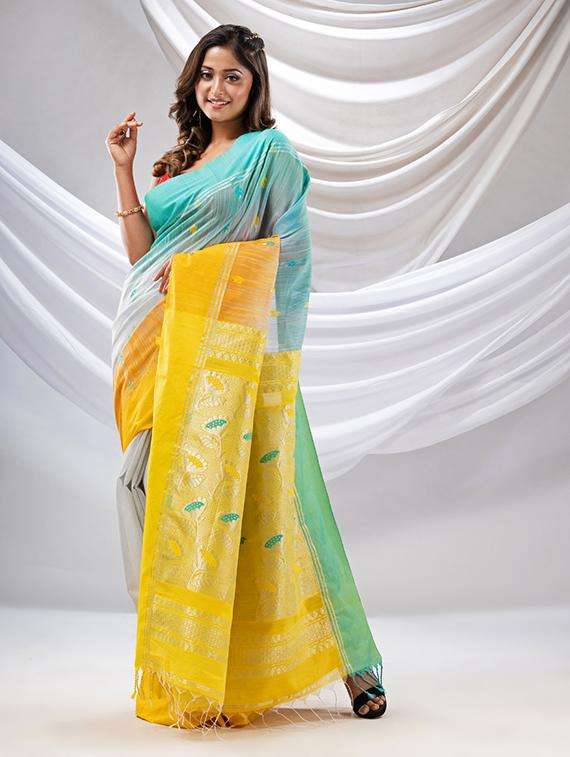 women self design handloom saree with blouse - 22043594 -  Standard Image - 2