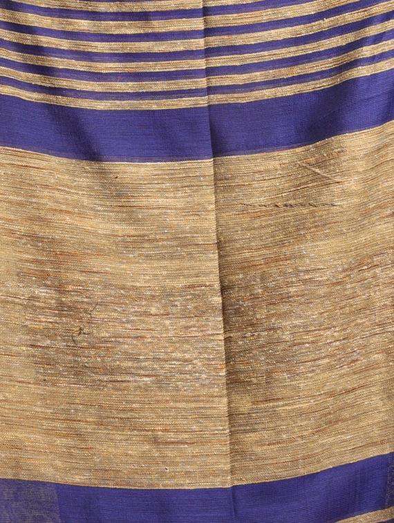 women solid handloom saree with blouse - 22043605 -  Standard Image - 2