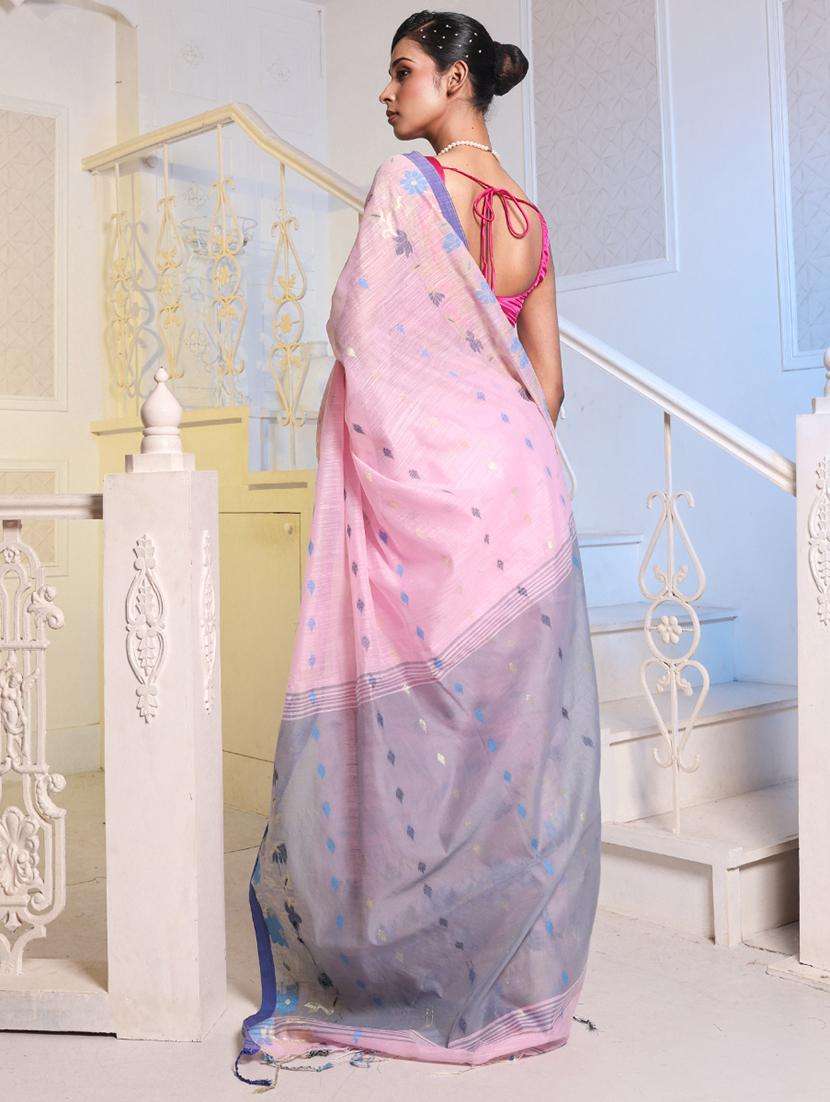 women self design handloom saree with blouse - 22043620 -  Standard Image - 2
