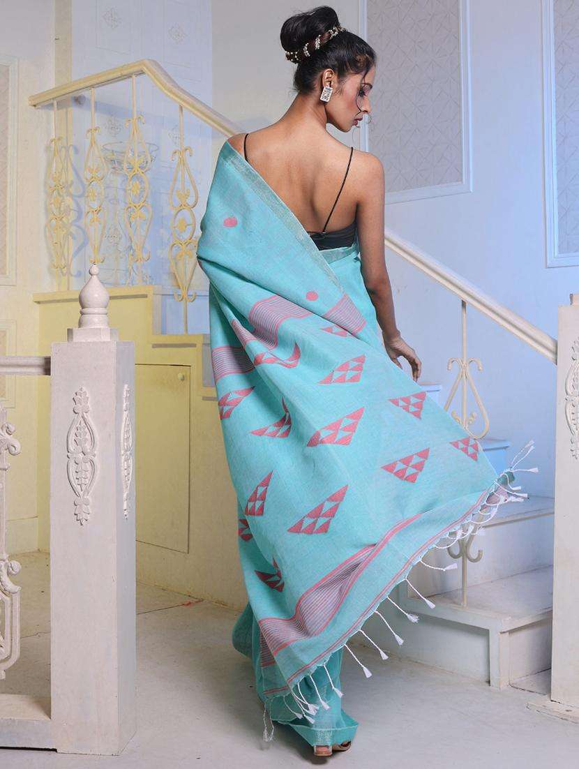 women self design handloom saree with blouse - 22043626 -  Standard Image - 2