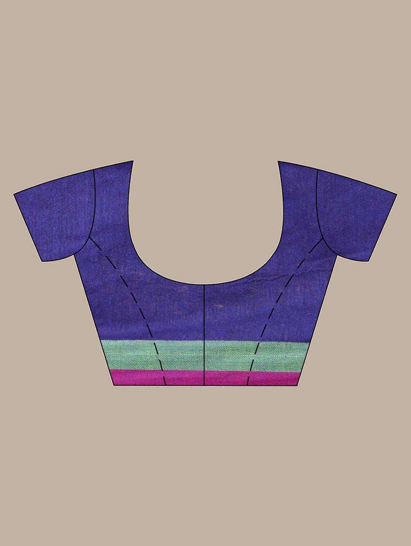 women red handloom saree with blouse - 22043632 -  Standard Image - 2