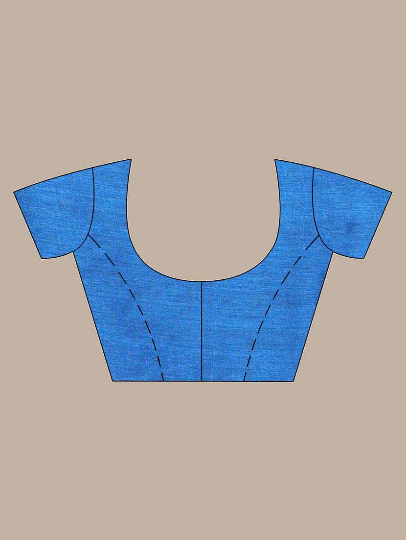 women solid with work handloom saree with blouse - 22043653 -  Standard Image - 2