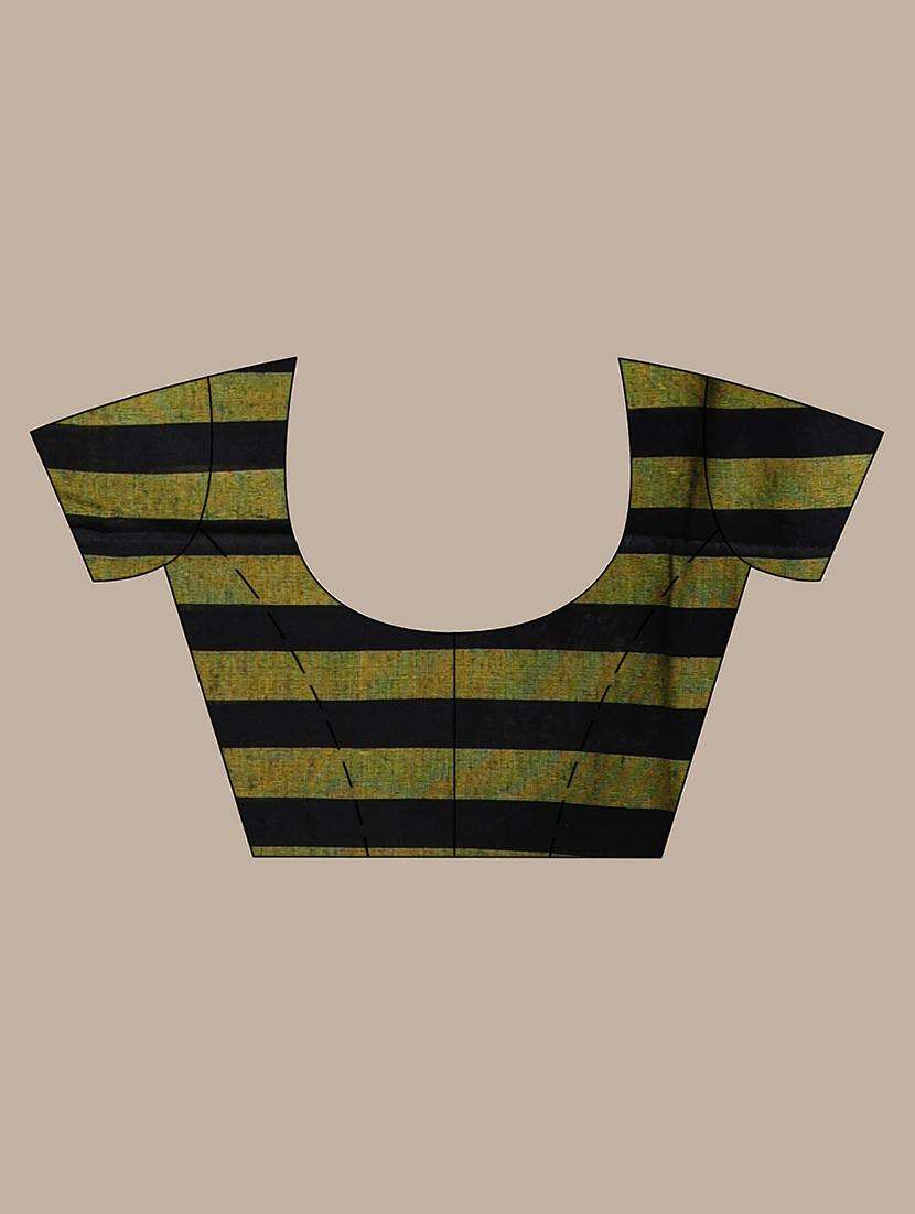 women striped handloom saree with blouse - 22043665 -  Standard Image - 2