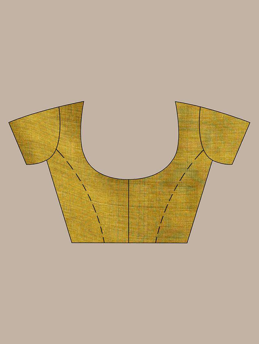 women solid handloom saree with blouse - 22043681 -  Standard Image - 2