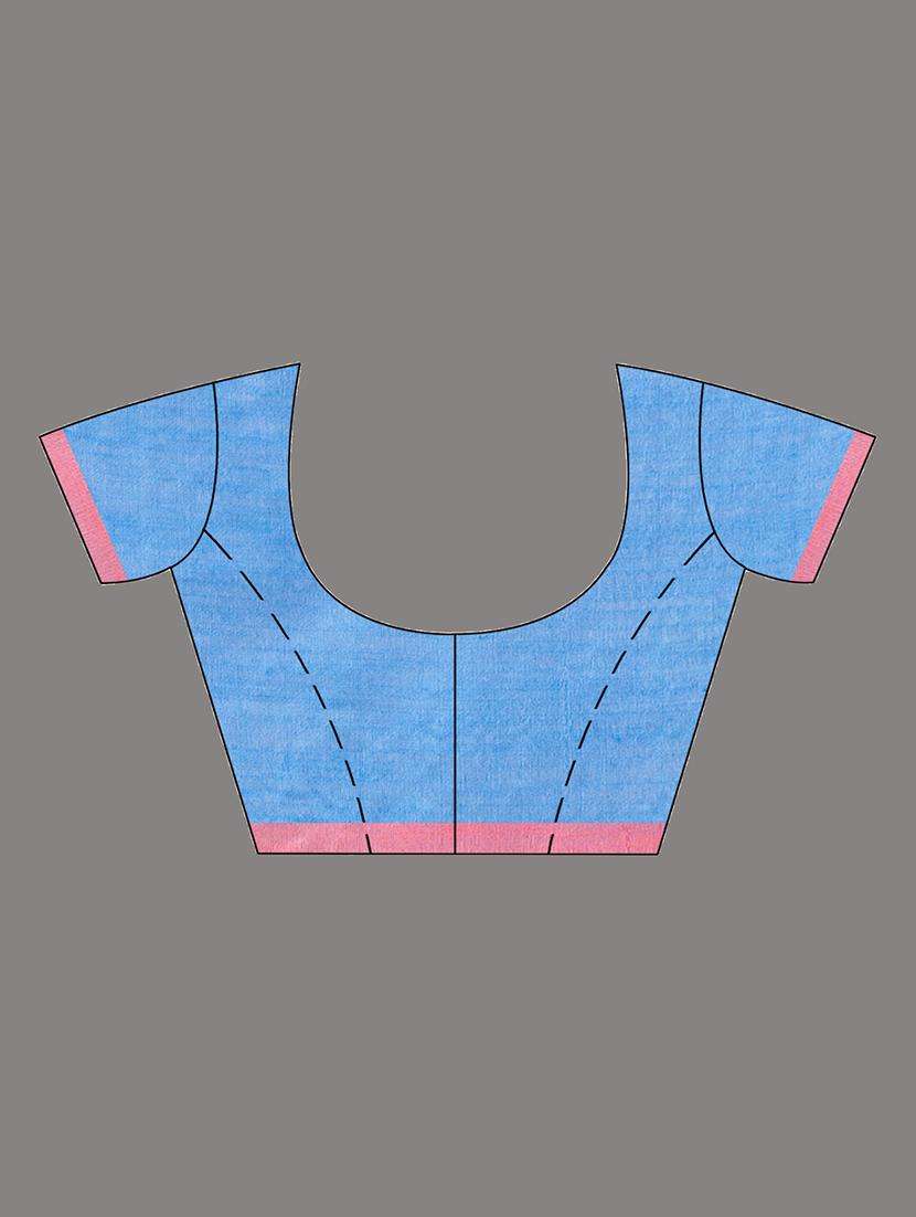 women striped handloom saree with blouse - 22043710 -  Standard Image - 2