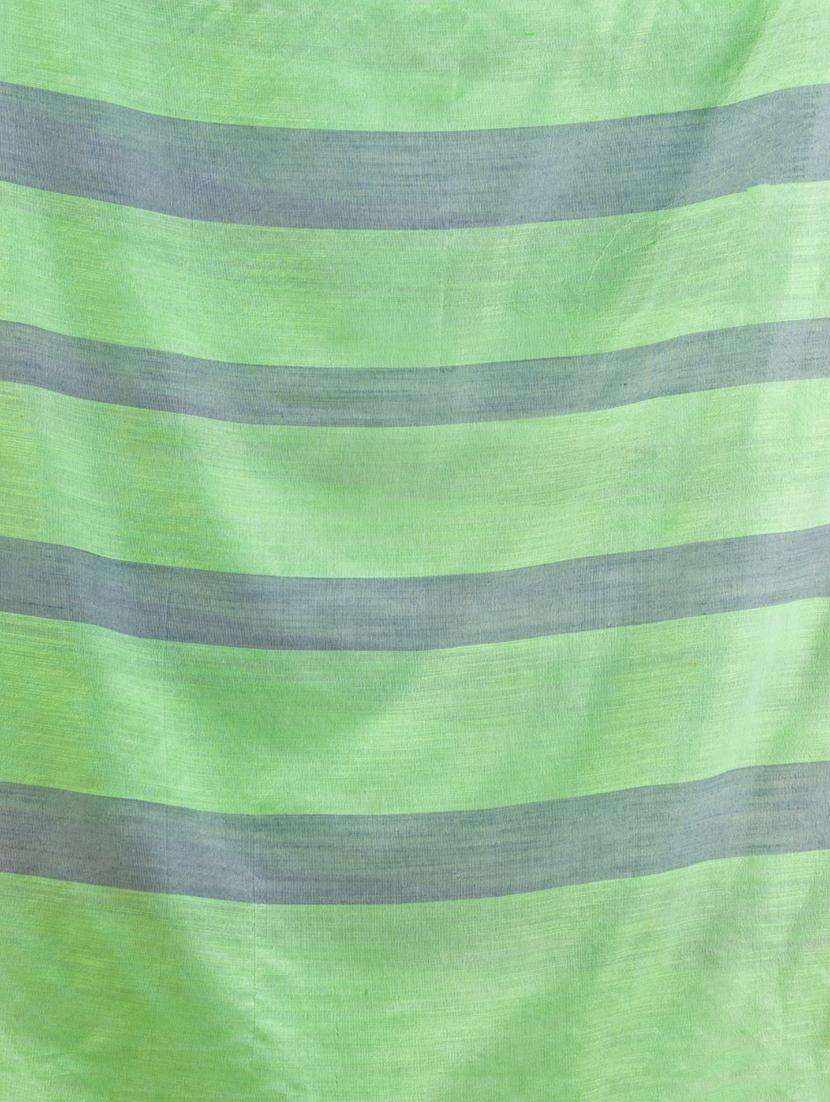 women striped handloom saree with blouse - 22043711 -  Standard Image - 2