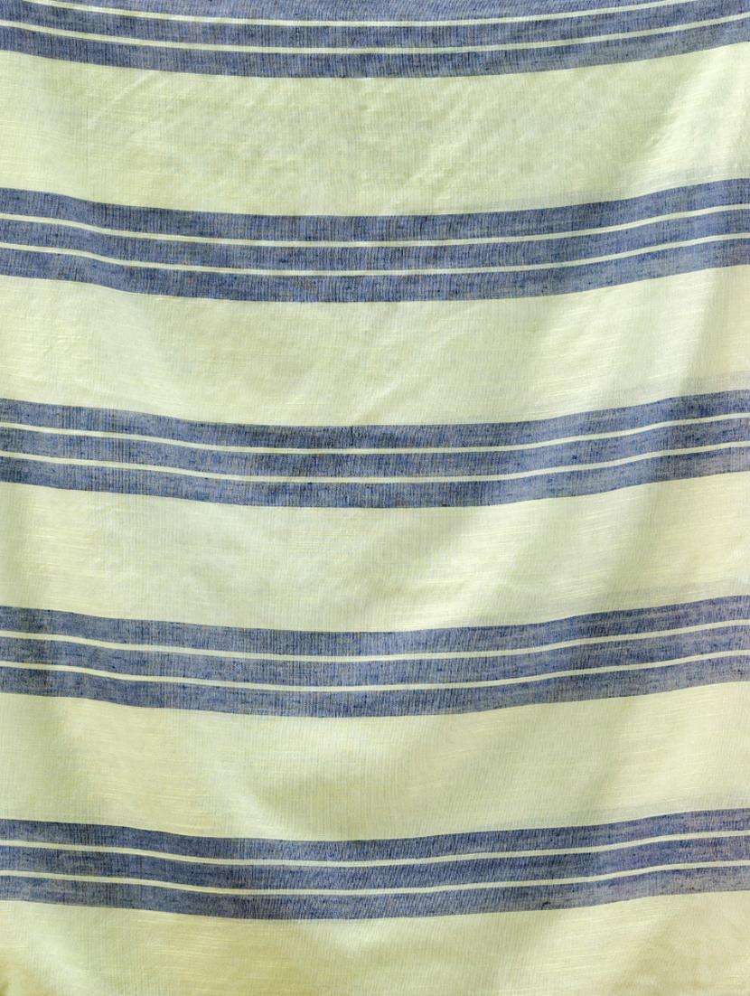 women striped handloom saree with blouse - 22043716 -  Standard Image - 2