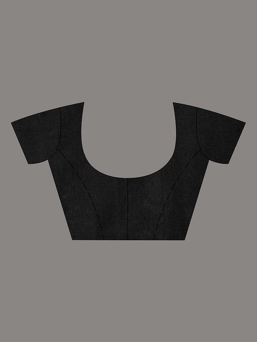 women solid handloom saree with blouse - 22043730 -  Standard Image - 2